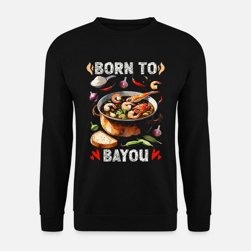 Bayou Food - Unisex Sweatshirt - black