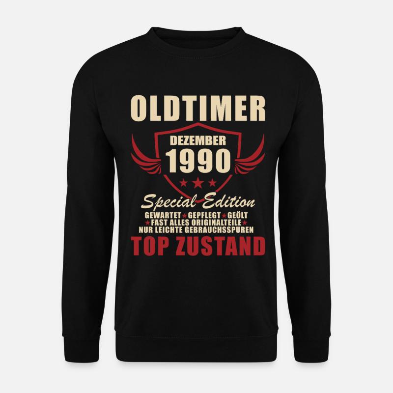 Oldtimer Édition Spéciale décembre 1990 - Sweat-shirt Unisexe - noir