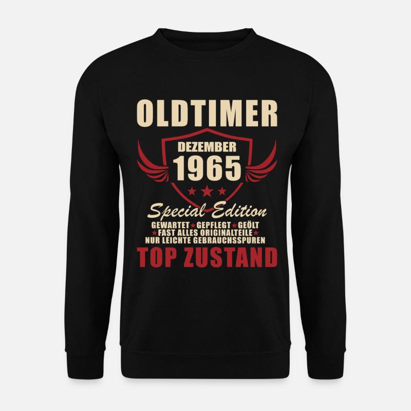 Oldtimer 1965 December Special Edition - Unisex Sweatshirt - black