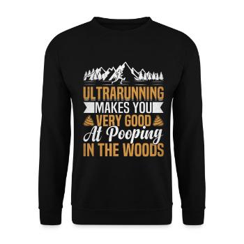  Ultra Marathon Runner 100 Miles Ultramarathon - Unisex Sweatshirt - black - Front - Alina (178cm) & Michal (187cm)