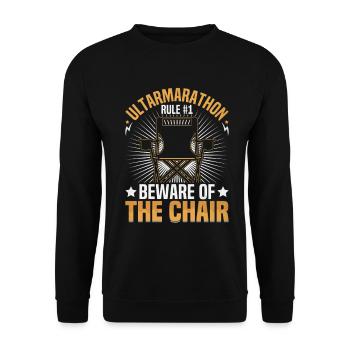  Ultrarunner Shoes Ultra Marathon Running 100 - Unisex Sweatshirt - black - Front - Alina (178cm) & Michal (187cm)