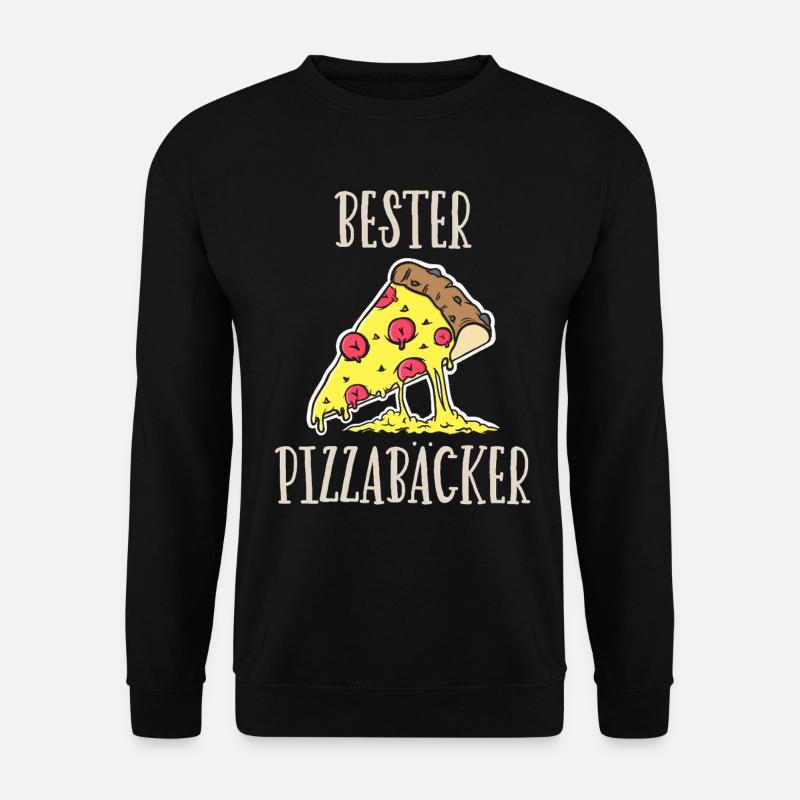 Pizzabäcker - Unisex Pullover - Schwarz