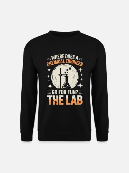 Proud engineering lab life - Unisex Sweatshirt - black