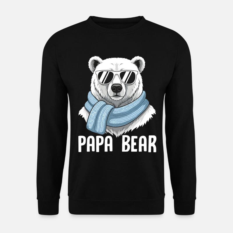 Papa Bear - Unisex Sweatshirt - black