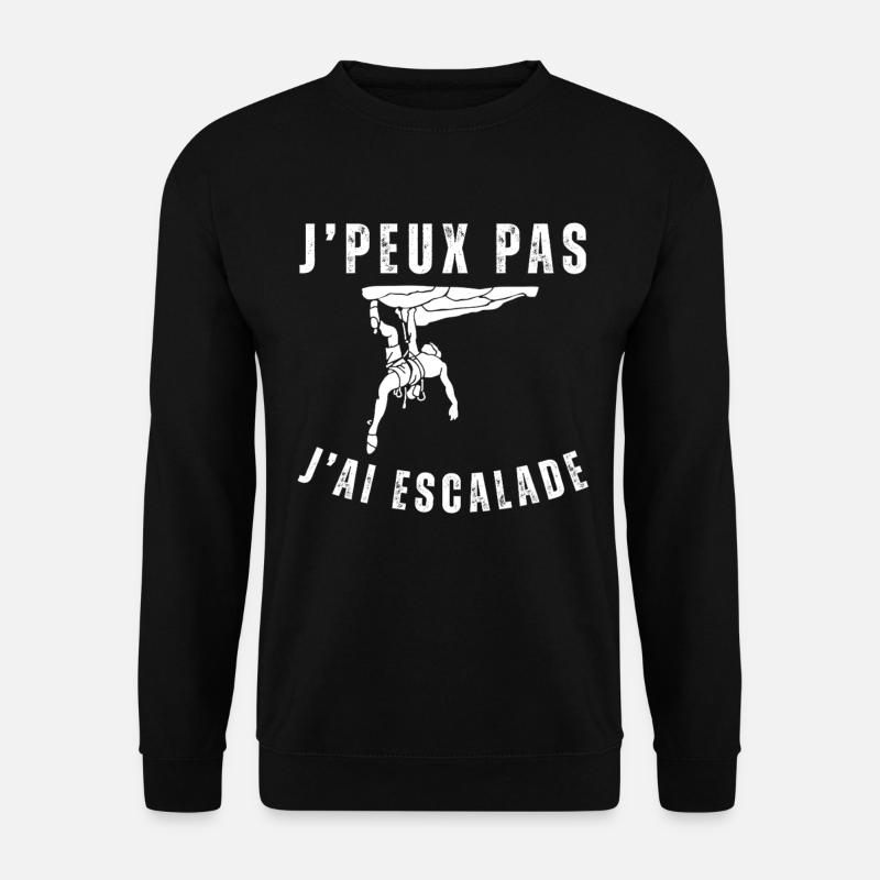 I can't I climbed - Unisex Sweatshirt - black