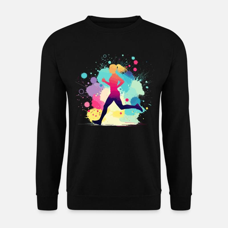 Runner, Running, Marathon, Jogging, Jogger - Unisex Sweatshirt - black