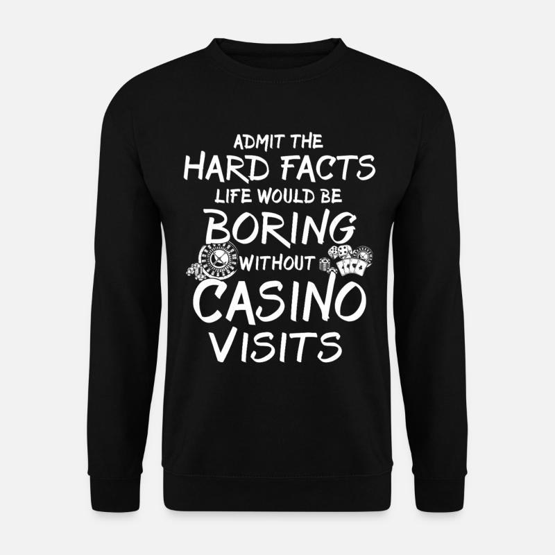 Casino Glücksspieler - Unisex Pullover - Schwarz