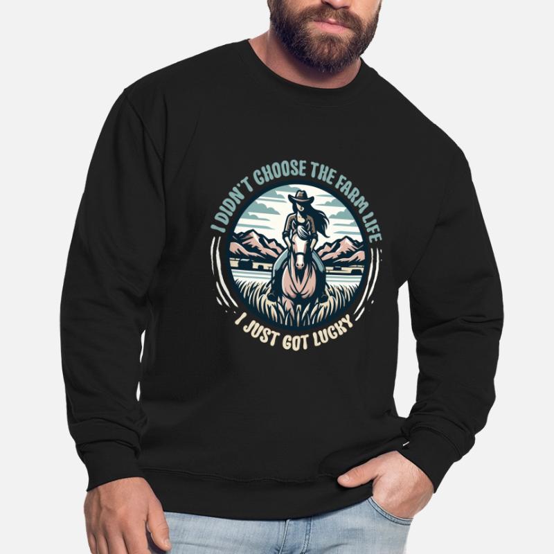 Ehefrau eines Bauern Mutter Unisex Pullover