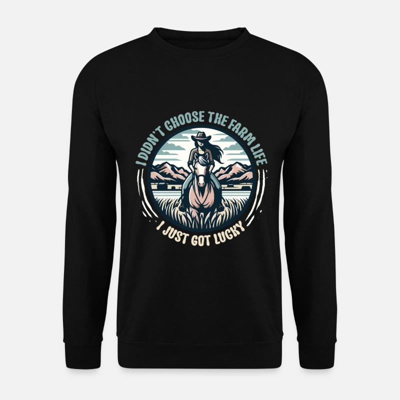 Épouse d’une mère fermière - Sweat-shirt Unisexe - noir