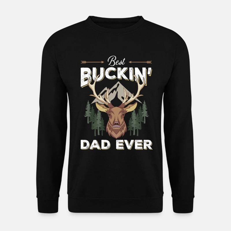 Best Buckin Dad Ever - Unisex Pullover - Schwarz