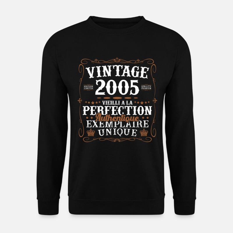 authentique_2005 - Unisex Pullover - Schwarz