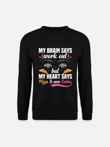 Lash Technician Eyelash Whisperer Lash Extension - Unisex Sweatshirt - black