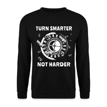 Casino Casino Players - Unisex Sweatshirt - black - Front - Alina (178cm) & Michal (187cm)