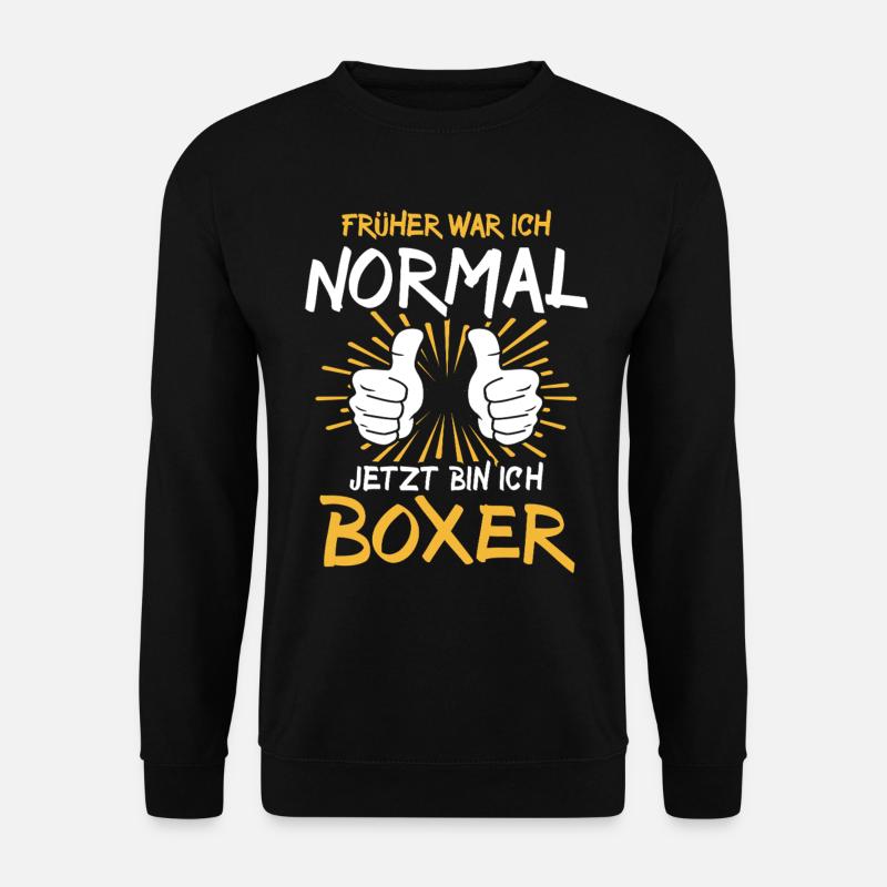 Boxer Saying - Unisex Sweatshirt - black