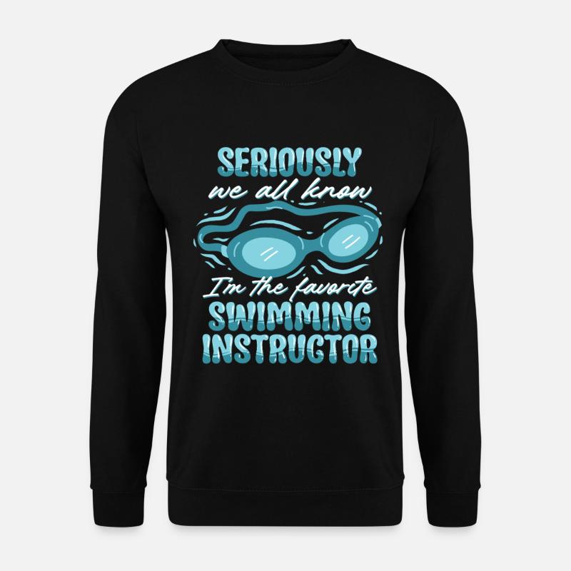 Schwimmlehrer - Unisex Pullover - Schwarz