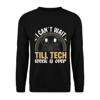  Stagehand Tech Kit Stage Crew Theatrical - Unisex Sweatshirt - black - Front - Alina (178cm) & Michal (187cm)