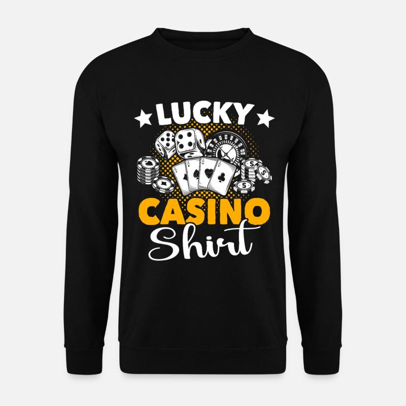 Casino Glücksspiel - Unisex Pullover - Schwarz