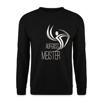 Sauna Infusion Master Competition Silver - Unisex Sweatshirt - black - Front - Alina (178cm) & Michal (187cm)