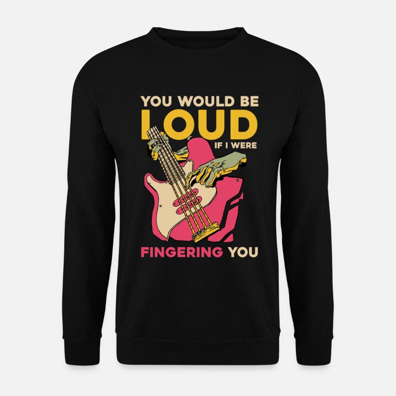 Lauter Groove Gitarrenwitz - Unisex Pullover - Schwarz