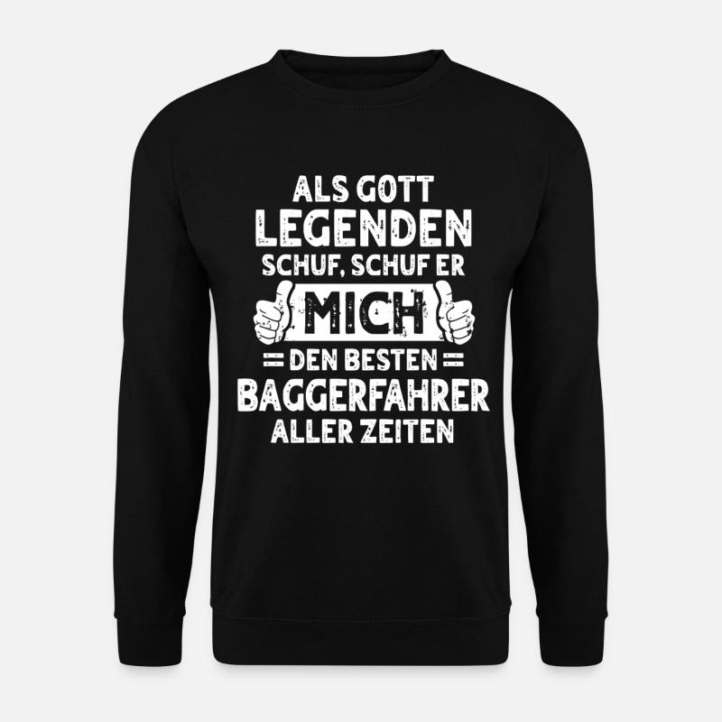 Excavator Operator - Unisex Sweatshirt - black