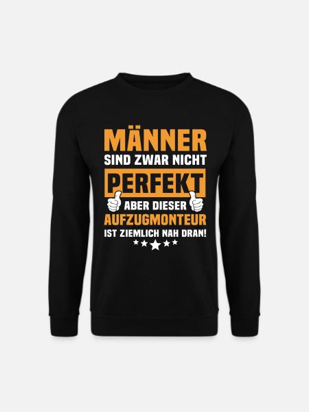 Funny Elevator Fitter Sayings - Unisex Sweatshirt - black