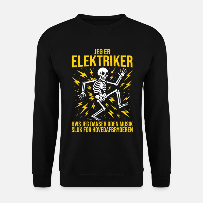 Elektriker, ich bin Elektriker, Elektriker, lustig - Unisex Pullover - Schwarz