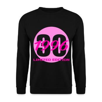 30 anniversaires 1996 Édition limitée - Sweat-shirt Unisexe - noir - Devant - Alina (178cm) & Michal (187cm)