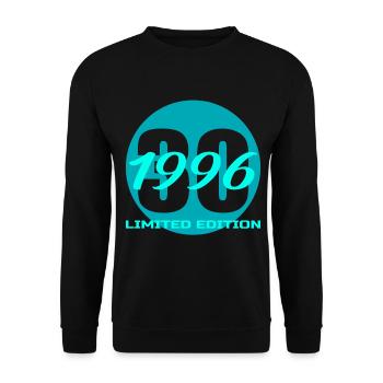30e anniversaire Millésime 1996 - Sweat-shirt Unisexe - noir - Devant - Alina (178cm) & Michal (187cm)