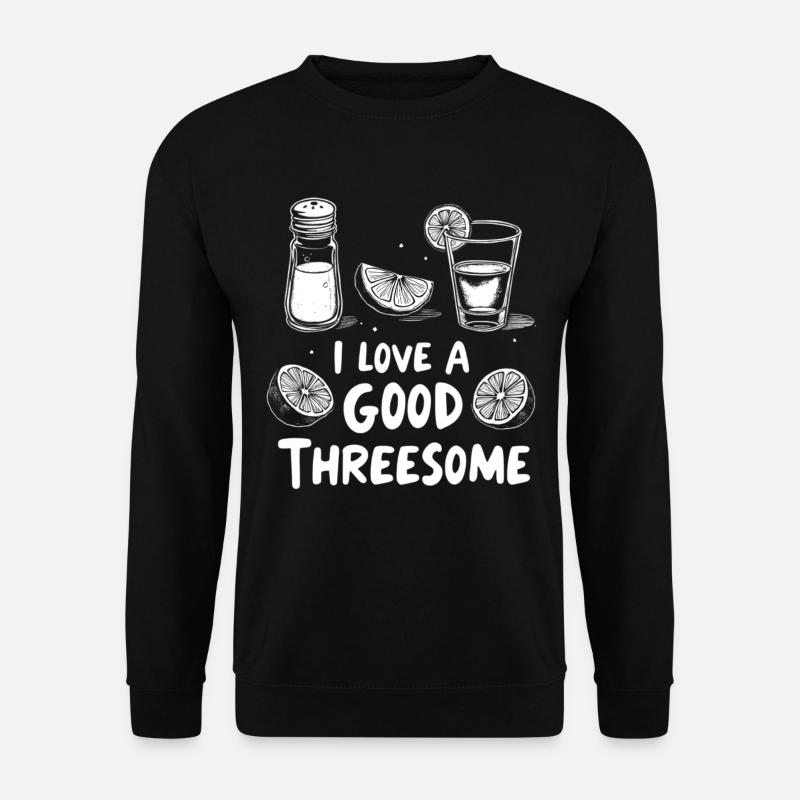 Limonen Dreierliebe - Unisex Pullover - Schwarz