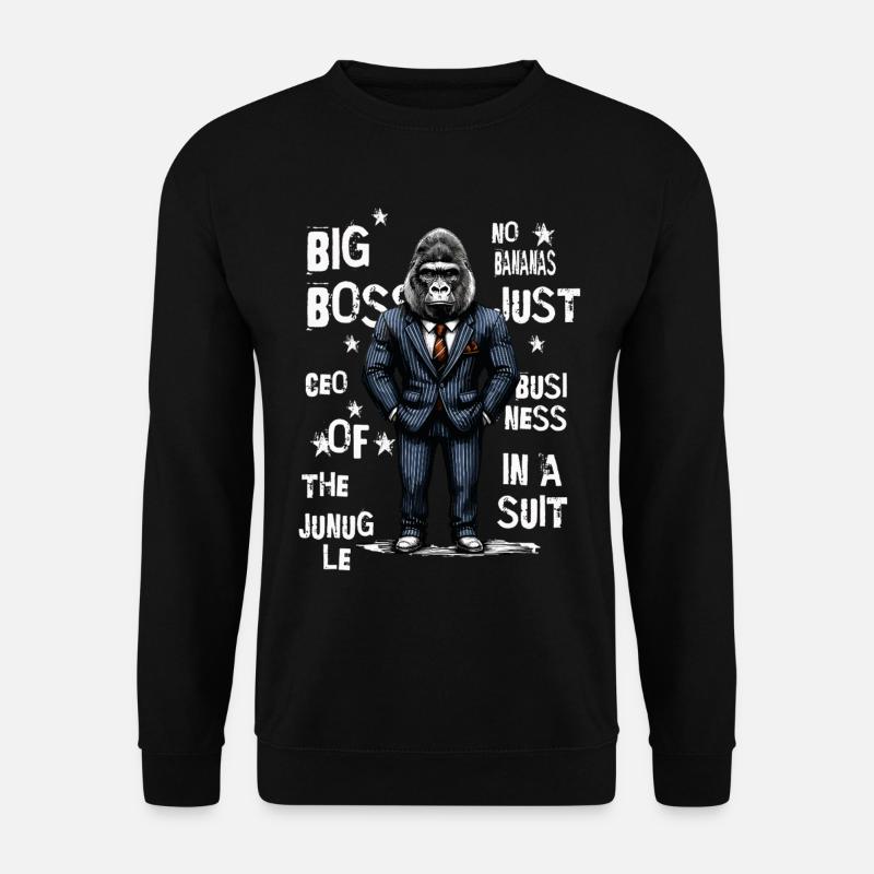 Business Gorilla - Unisex Pullover - Schwarz