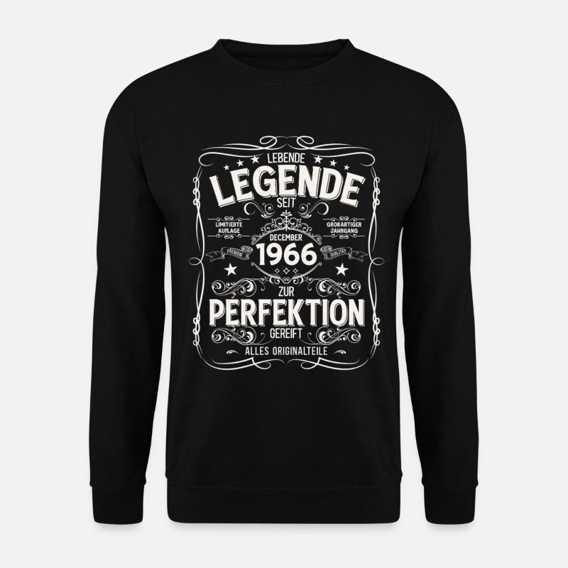 59e anniversaire Millésime décembre 1966 - Sweat-shirt Unisexe - noir