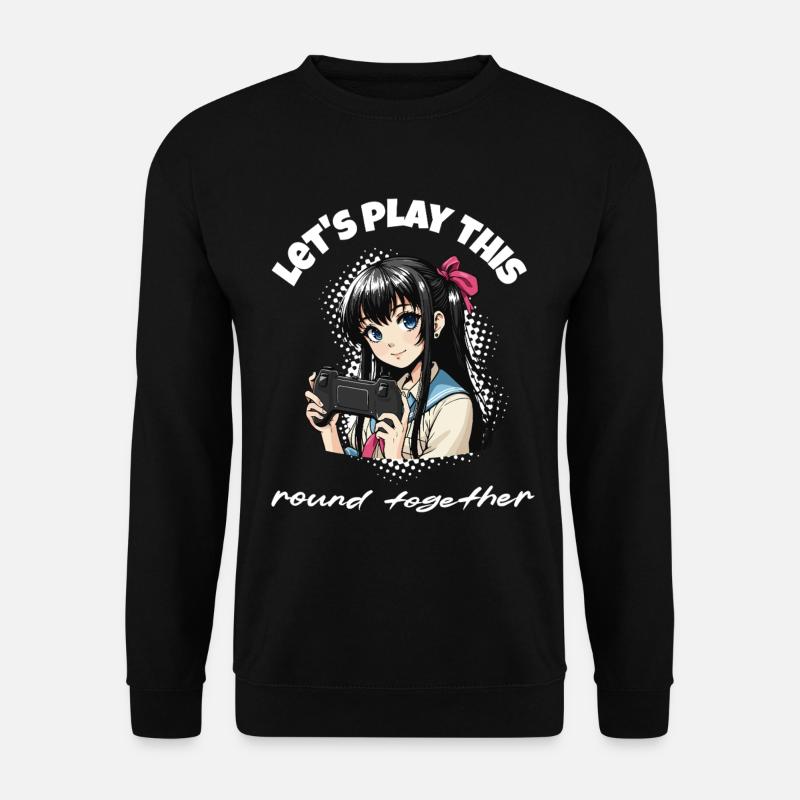 Lets Play Together - Gaming Design - Unisex Pullover - Schwarz