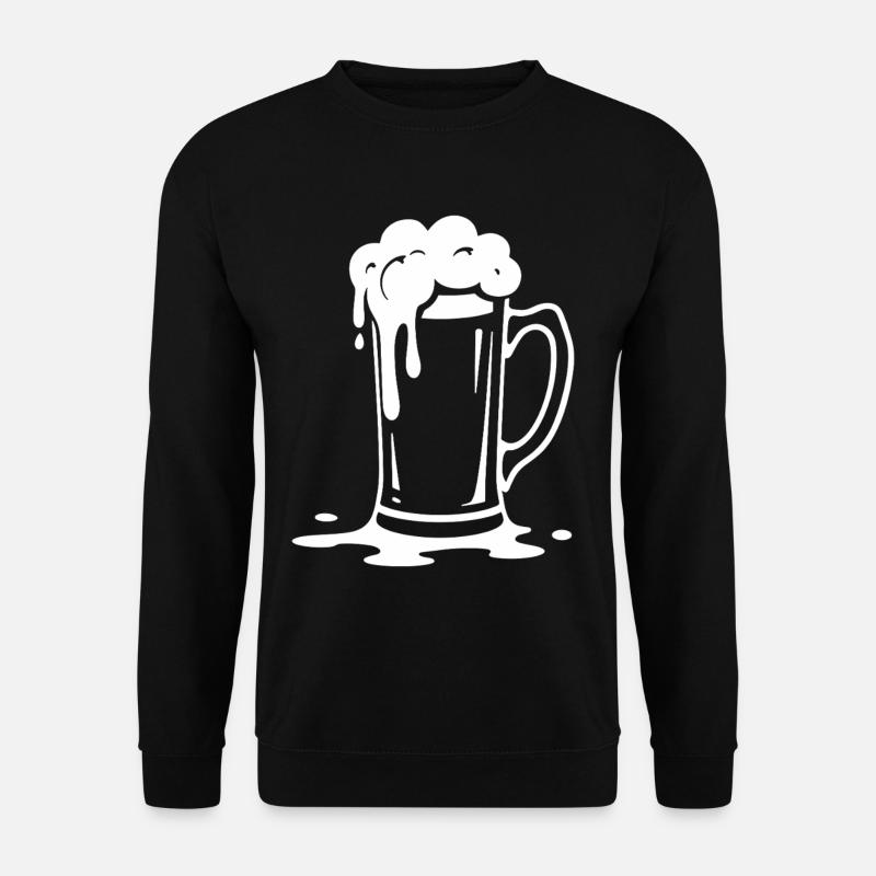 Overflowing Beer Mug Foam Party - Unisex Sweatshirt - black