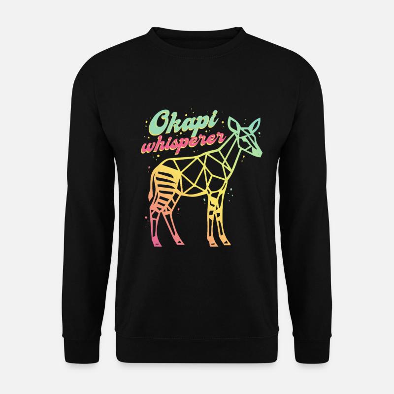 Okapi Whisperer - Unisex Sweatshirt - black