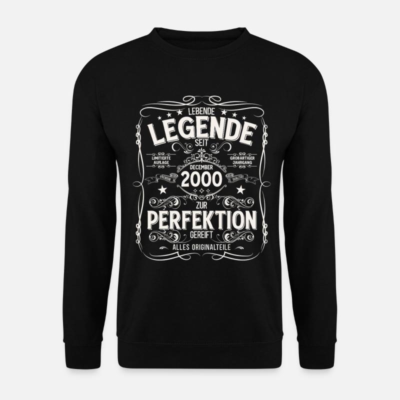 25e anniversaire Millésime décembre 2000 - Sweat-shirt Unisexe - noir