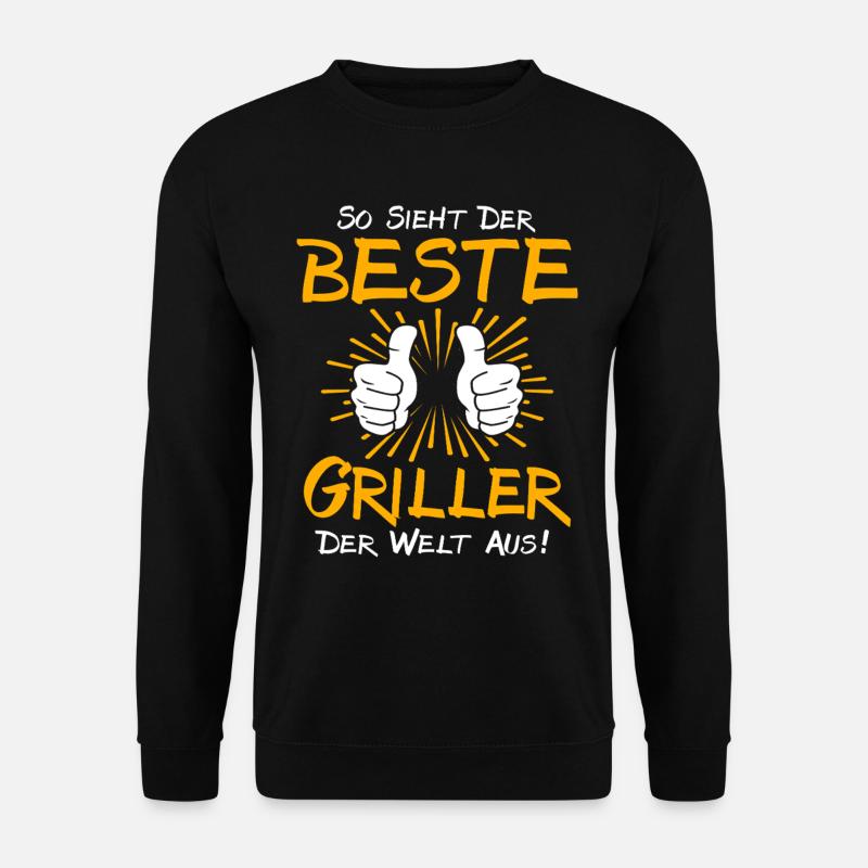Idée cadeau pour le Griller - Sweat-shirt Unisexe - noir