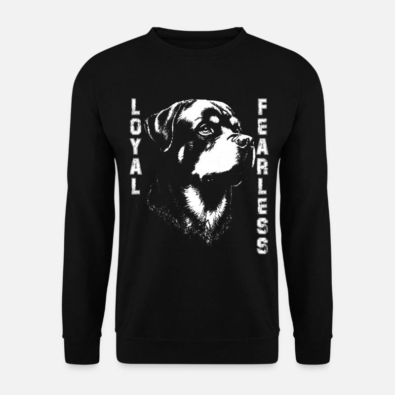 Treuer Rottweilerhund - Unisex Pullover - Schwarz