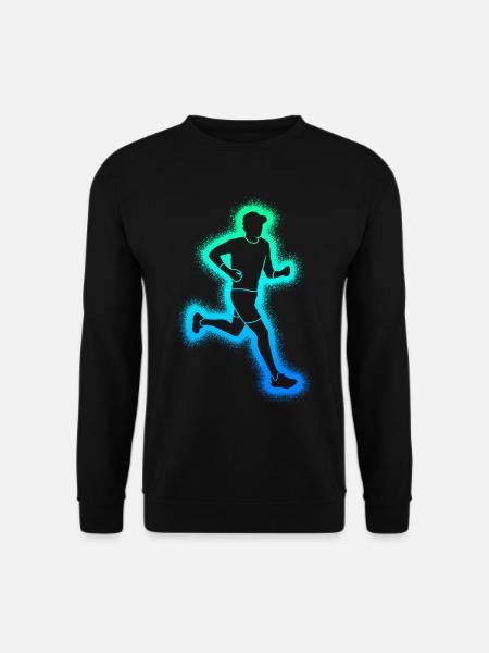 Running Jogging Kids Men Boys Runners - Unisex Sweatshirt - black