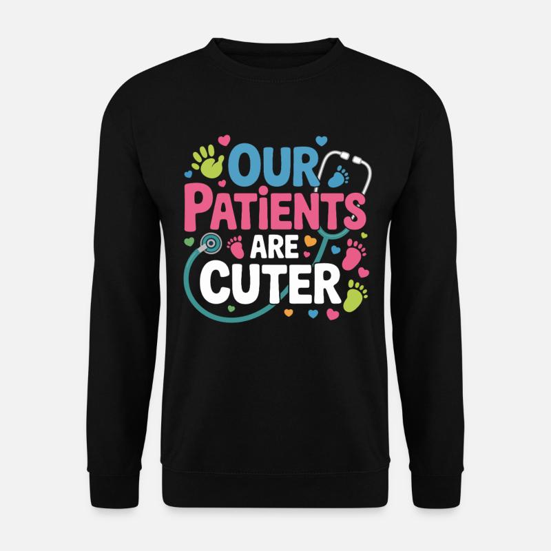 Nos patients sont plus doux - Sweat-shirt Unisexe - noir