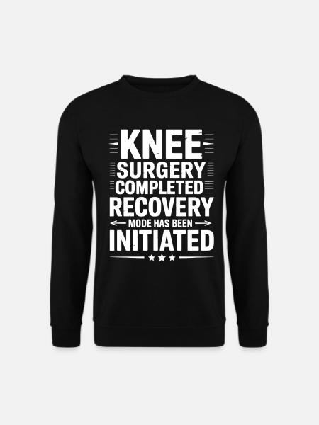 Knee Surgery Recovery Unlocked - Unisex Sweatshirt - black