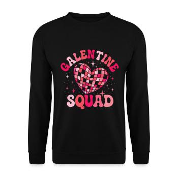 Équipe de la Journée de Galentine 13 février Matchs Gals - Sweat-shirt Unisexe - noir - Devant - Alina (178cm) & Michal (187cm)