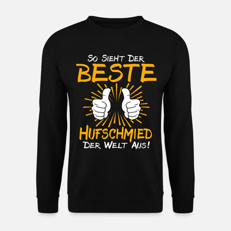 Idée de cadeau pour le maréchal-ferrant - Sweat-shirt Unisexe - noir