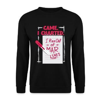 Medical Assistant MFA - Unisex Sweatshirt - black - Front - Alina (178cm) & Michal (187cm)