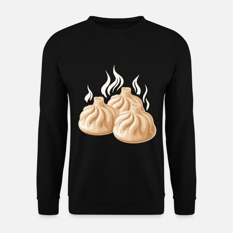 Conception de raviolis vapeur - Sweat-shirt Unisexe - noir