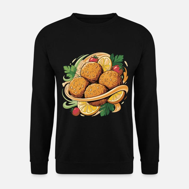 Crispy croquettes with a citrus note - Unisex Sweatshirt - black