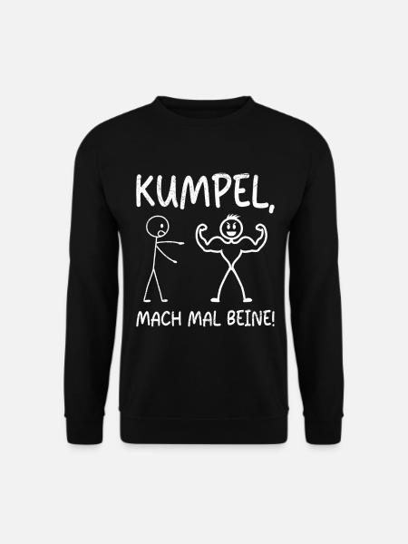 Fitness BUDDY MAKE LEGS FUNNY - Unisex Sweatshirt - black