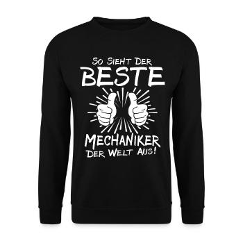 Meilleur mécanicien - Sweat-shirt Unisexe - noir - Devant - Alina (178cm) & Michal (187cm)
