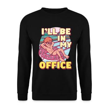 Swimming instructor - Unisex Sweatshirt - black - Front - Alina (178cm) & Michal (187cm)