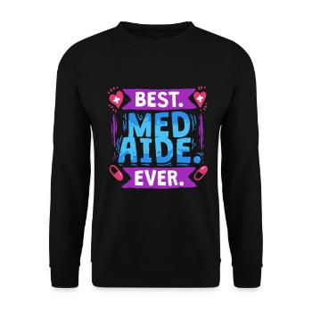 Medical Assistant MFA - Unisex Sweatshirt - black - Front - Alina (178cm) & Michal (187cm)