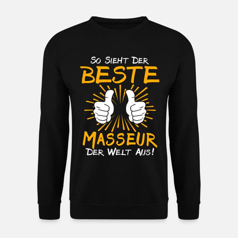 Masseur Geschenkidee - Unisex Pullover - Schwarz